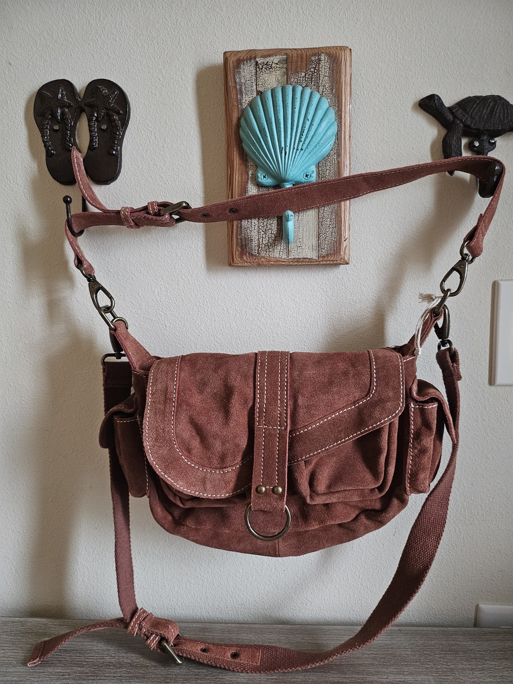 Free People Wylie Suede Saddle Bag
